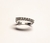 Meia aliança de ouro 18k com diamantes - comprar online
