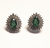 Brincos de ouro 18k com diamantes e esmeraldas - comprar online