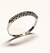 Meia aliança de ouro 18k com diamantes - comprar online