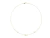 Colar ouro amarelo 18k com topazios - love - loja online