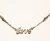 Colar ouro amarelo 18k com topazios - love