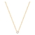 Colar de ouro 18k ponto de luz de diamante de 10 pontos. - comprar online