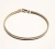 Bracelete de ouro amarelo 18k malha achatada