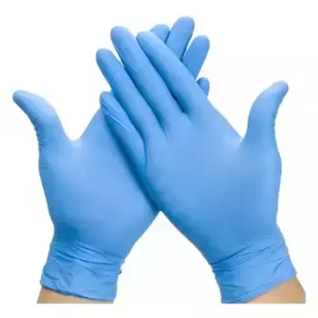 LUVA VINIL PLUS AZUL