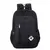 Mochila multifuncional impermeável para homens com vários bolsos e zíperes, disponível em detalhes azul!