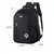 Mochila multifuncional impermeável para homens com vários bolsos e zíperes, disponível em detalhes azul!
