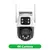 Câmera IP WiFi externa, lente dupla, rastreamento automático, câmera PTZ de segurança, vigilância por vídeo, ao ar livre, iCsee, 6K, HD, 3 telas - comprar online