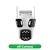 Câmera IP WiFi externa, lente dupla, rastreamento automático, câmera PTZ de segurança, vigilância por vídeo, ao ar livre, iCsee, 6K, HD, 3 telas na internet