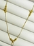 Choker Veneziana com Bolinhas Lisa e Zircônia – 40cm + 5cm de Extensor - Banhada a ouro 18k.
