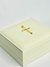 Pingente Crucifixo Fino Liso - Banhado a ouro 18k.