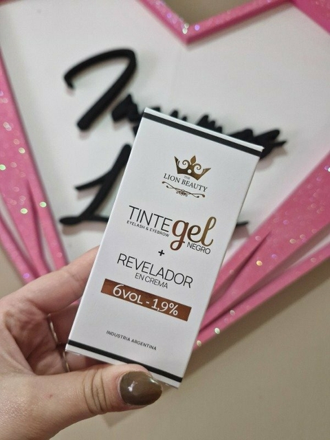 KIT TINTE GEL NEGRO The Lion Beauty