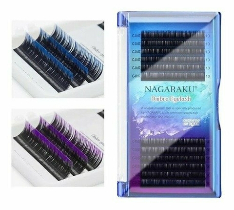 Pestañas Nagaraku Mix Ombre 0.7