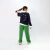 Blusa Gola V Moletom Stars Azul Marinho - loja online