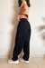 Calça Jeans Cargo Preta, Unissex (P ao GG) - comprar online