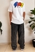 Calça jeans baggy cos de elástico na internet