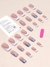 Uñas Autoadhesivas Press On - Lentejuelas Azules - comprar online