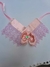 Gargantilha Rosa luxo com 05 unid - ModaPet-Giatelie.com.br