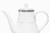 CAFETERA DE PORCELANA CRESTWOOD PLATINUM - Tendence