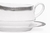 SALSERA DE PORCELANA CON BASE CRESTWOOD PLATINUM - Tendence