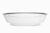 ENSALADERA DE PORCELANA OVAL CRESTWOOD PLATINUM - comprar en línea