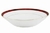 PLATO SOPA 22.6 CM DE PORCELANA MARBLE RED - Tendence