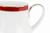 CREMERA DE PORCELANA 235 ML MARBLE RED - Tendence