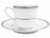 PLATO PARA TAZA MOKA DE PORCELANA TOORAK PLATINUM - Tendence