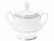 AZUCARERA CON TAPA DE PORCELANA TOORAK PLATINUM - comprar en línea