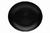 PLATO BASE DE PORCELANA SWIRL NEGRO 31CM - comprar en línea