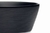 TAZON SOPA DE PORCELANA SWIRL NEGRO 15CM - Tendence