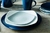 PLATO BASE DE PORCELANA SWIRL NAVY 31CM - Tendence