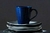 TARRO DE PORCELANA SWIRL NAVY 380ML - Tendence