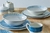 PLATO SOPA DE PORCELANA HAMMOC AZUL 19CM - Tendence