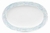 PLATON DE PORCELANA OVAL HAMMOC AZUL 36CM - comprar en línea
