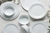 PLATO BASE DE PORCELANA CONIFERE BLANCO DE 30CM - Tendence
