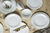PLATO CARNE DE PORCELANA CONFIERE BLANCO DE 24CM - Tendence