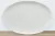 PLATON DE PORCELANA OVALADO CONIFERE BLANCO DE 37CM - Tendence