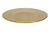 PLATO ENSALADA DE 21CM DE PORCELANA PROVENCE TAUPE CON FILO ORO - Tendence