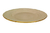 PLATO PAN DE 15.5CM DE PORCELANA PROVENCE TAUPE CON FILO ORO - Tendence