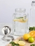 BOTELLA DE VIDRIO CON TAPA CON JUNTA DE SILICONA Y CLIP HERMETICO DE 1L 31.8X7.5CM - Tendence