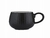 TAZA DE STONEWARE 350ML CON DISENO DE RELIEVE ESRILO PANAL NEGRA APTO PARA MICROONDAS Y LAVAVAJILLAS 9X13CM - comprar en línea