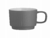 TAZA DE PORCELANA 355ML CON DISENO DE RELIEVE EN LINEAS GRIS APTO PARA MICROONDAS Y LAVAVAJILLAS 9X13CM - comprar en línea