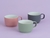 TAZA DE PORCELANA 355ML CON DISENO DE RELIEVE EN LINEAS VERDE APTO PARA MICROONDAS Y LAVAVAJILLAS 9X13CM en internet