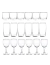 SET 18 PIEZAS MONTERREY VIDRIO 6 VASOS 445ML 6 VASOS 296 ML 6 COPAS 300 ML - comprar en línea
