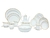 VAJILLA DE PORCELANA TOORAK GOLD DE 96 PIEZAS - comprar en línea