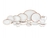 VAJILLA DE PORCELANA CECILE GOLD DE 96 PIEZ AS - comprar en línea