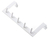 COLGADOR DE 5 GANCHOS IDEAL PARA COLOCAR EN PUERTAS ACERO INOXIDABLE MULTIFUNCIONAL Y FACIL DE COLOCAR - comprar en línea