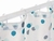 CORTINA DE BANO TEJIDO POLIESTER IMPERMIABLE 180X200CM MULTICOLOR CONTIENE 12 ARGOLLAS PVC en internet