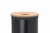 BOTE PARA ROPA CON TAPA CORCHO ACERO NEGRO 60L en internet