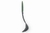 CUCHARON RANURADO NYLON NEGRO CON MANGO VERDE - Tendence